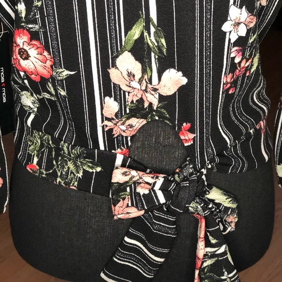 Moa Moa Ribbed Open Crop Top - Picture 4 of 6